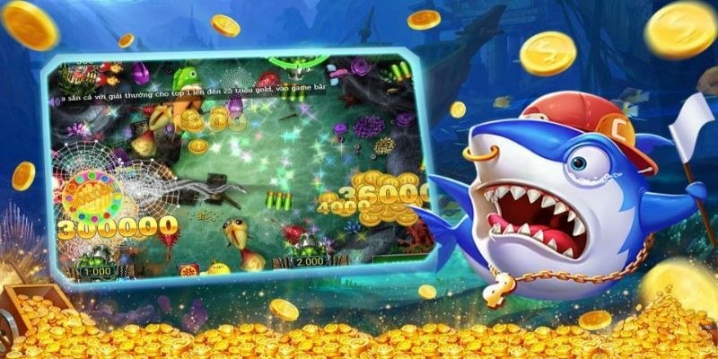 Bắn cá xèng là tựa game dựa trên trò chơi cá lớn nuốt cá bé để phát triển
