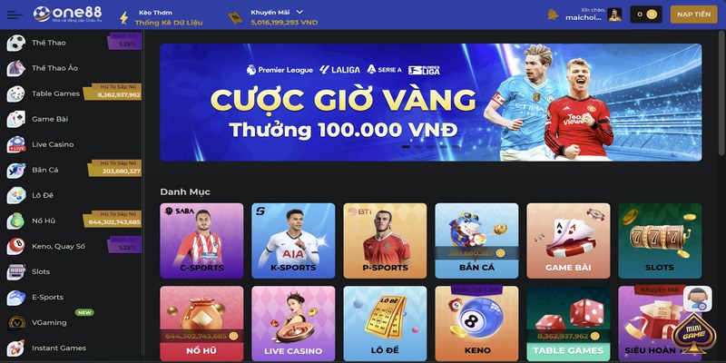 Các bước tải ứng dụng One88 trên hệ điều hành Android