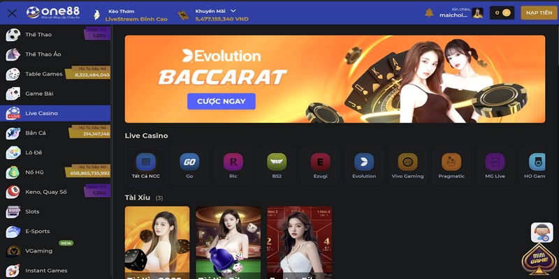 Casino One88 nổi bật với hàng loạt cô nàng dealer nóng bỏng, ăn mặc sexy
