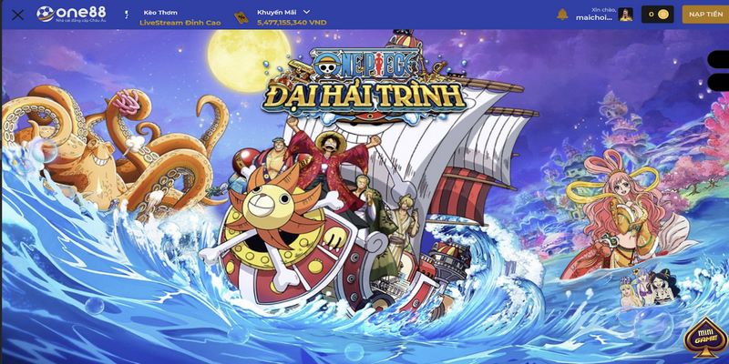 Đại hải trình được lấy ý tưởng từ bộ phim hoạt hình nổi tiếng One Piece