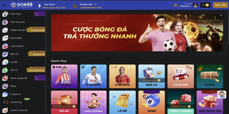 Giới thiệu điểm đến giải trí cá cược One88