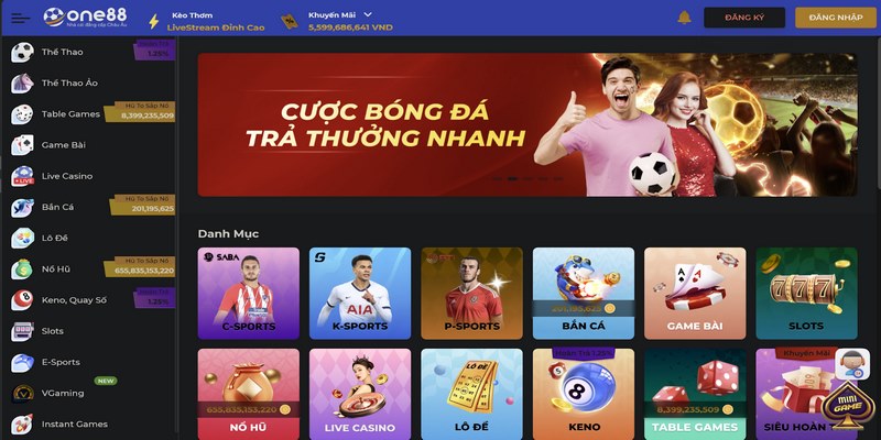 Hướng dẫn quy trình cá cược thể thao One88