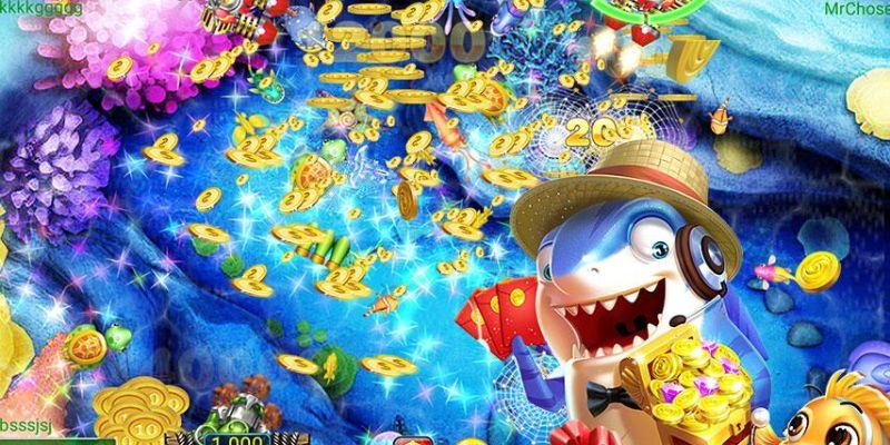 Tập trung săn những chú cá bơi theo đàn để nâng cao cơ hội hạ gục chúng