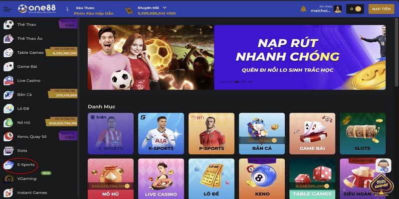 Thể thao điện tử One88 tạo ra làn sóng mới lạ, đầy hấp dẫn