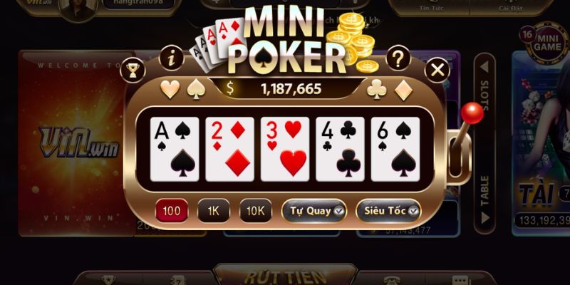 Hướng dẫn khách hàng chơi mini Poker mới nhất