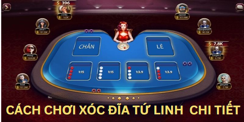 Luật chơi xóc đĩa tứ linh cho bạn mới tham khảo 