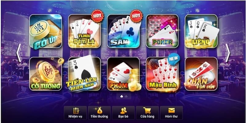 Top 4 siêu phẩm game bài đổi thưởng đặc sắc