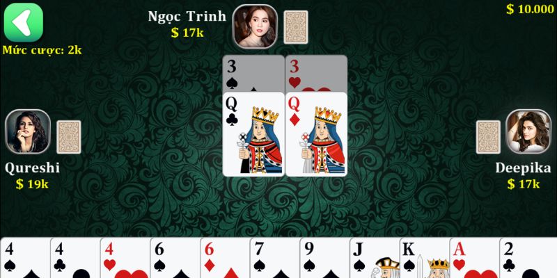 Chỉ ra quy tắc chặt bài trong luật chơi tiến lên miền nam