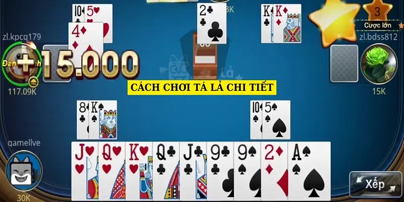 Game bài Tá Lả và các quy luật chơi cơ bản