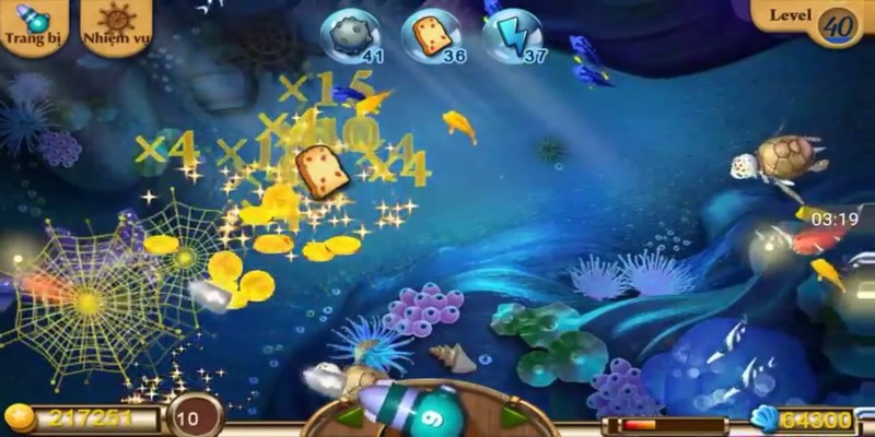 Điểm nổi bật của bắn cá ăn xu mod online